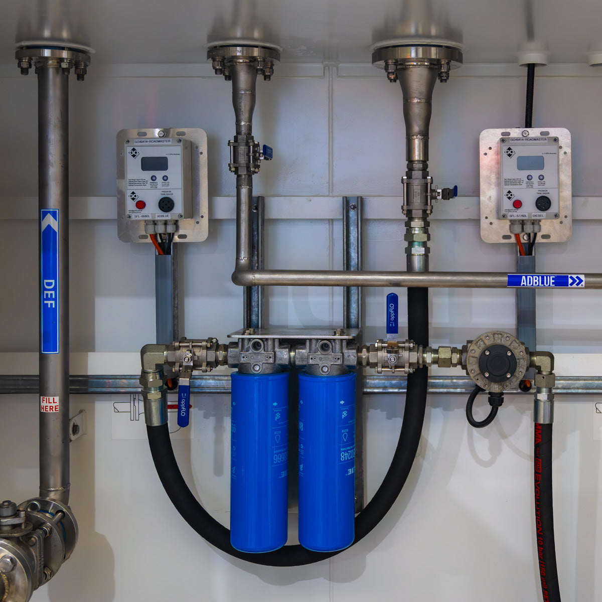 AdBlue and DEF CON Pump Bay setup