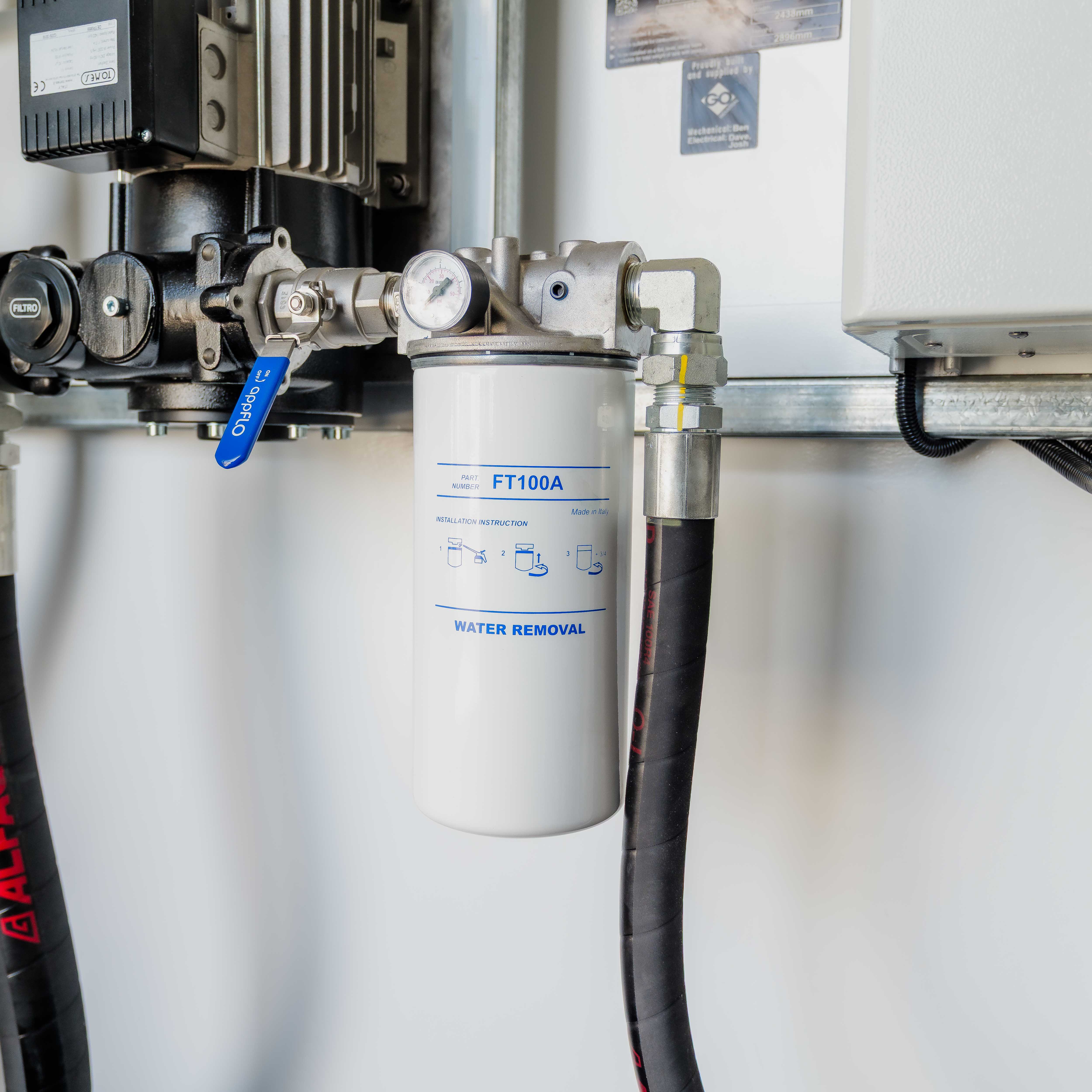 FT100A Single Water Removal Filtration setup