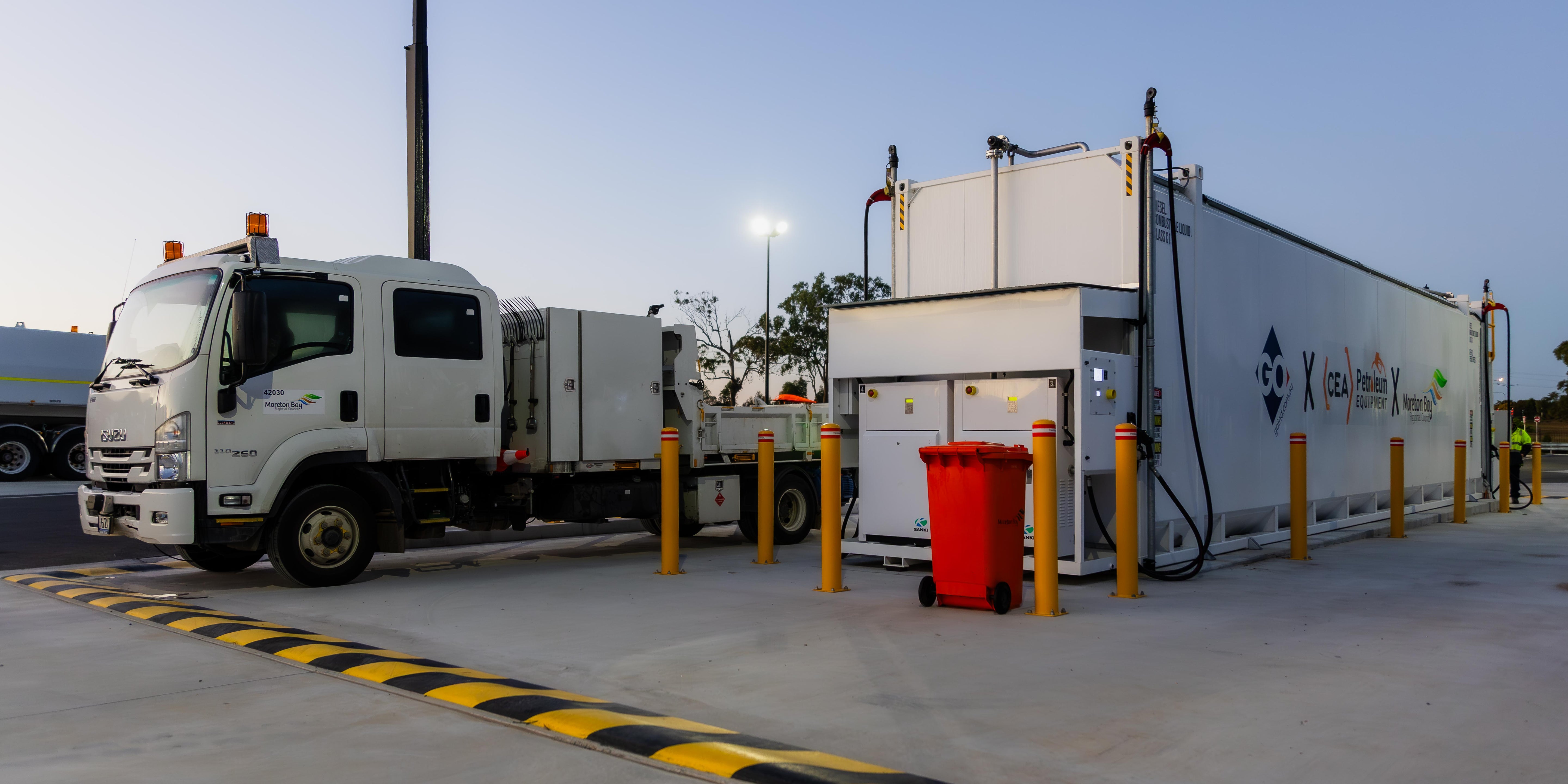 GO CON-110 on site truck refuelling