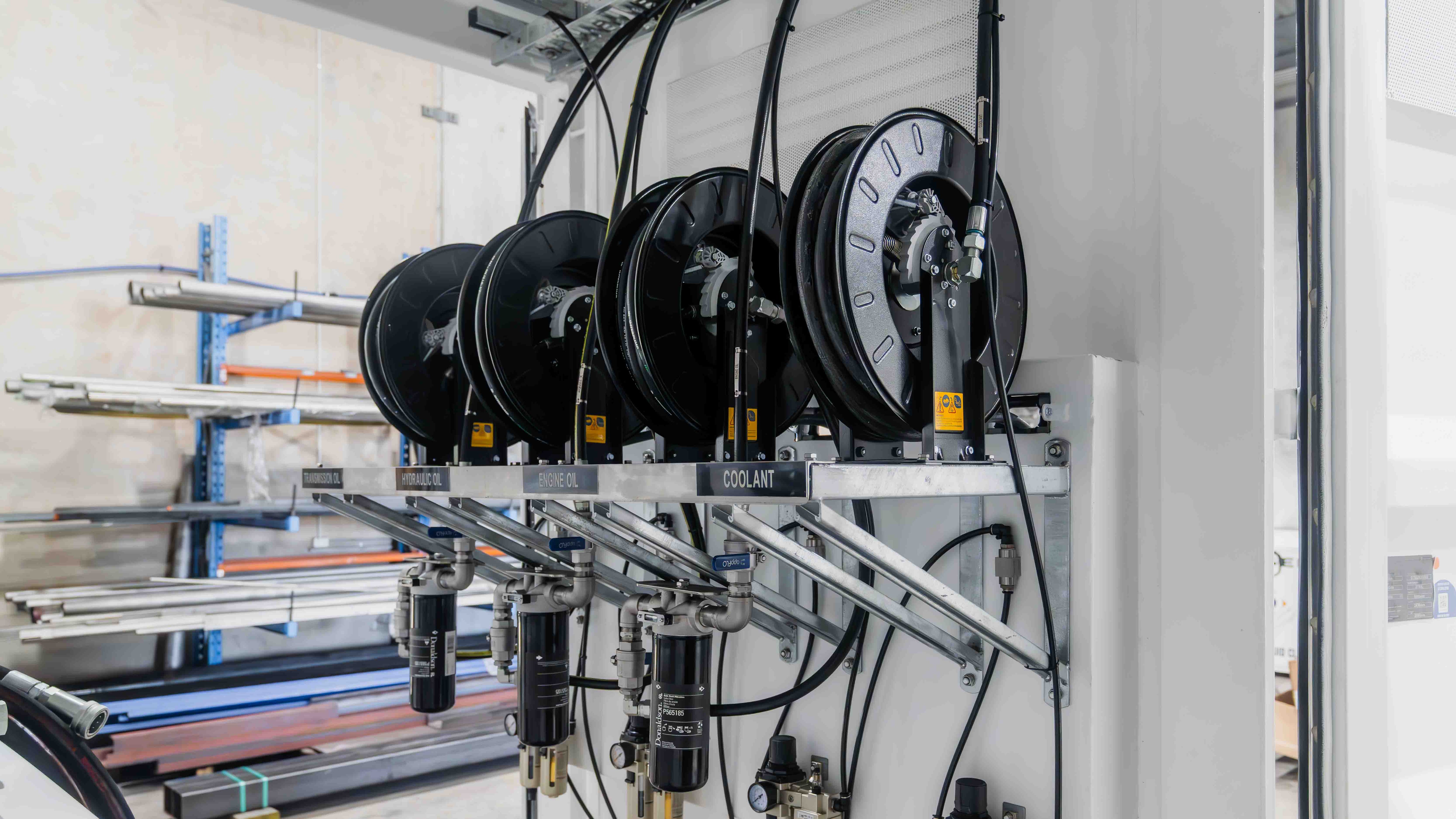 PIUSI Hose Reel setup