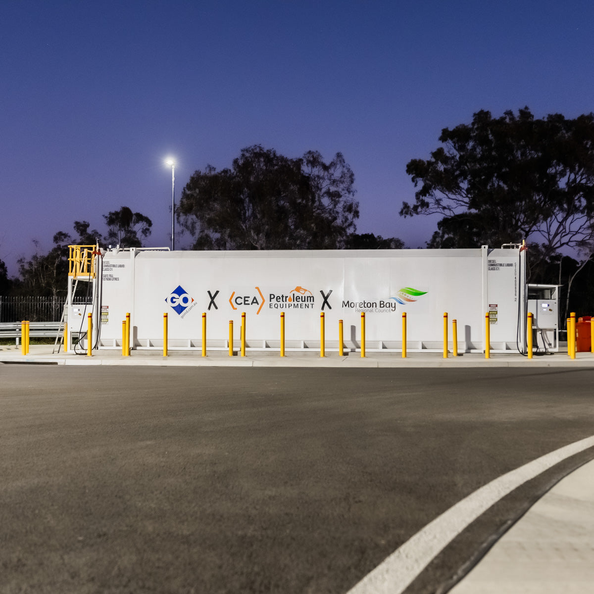 CON-110 self-bunded tank on council site