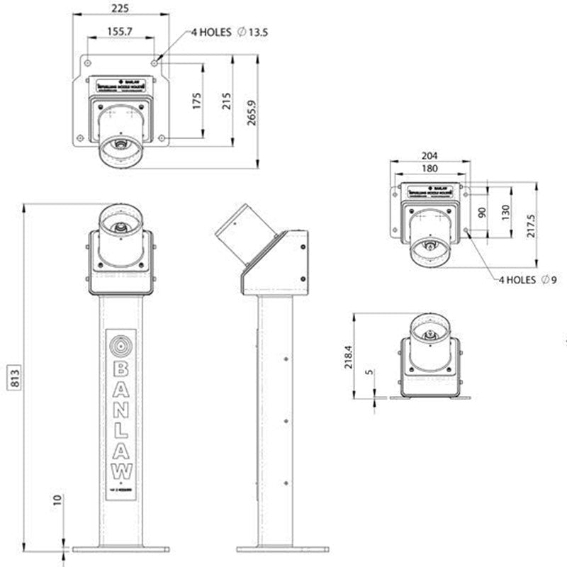 BANLAW Dry - Break Nozzle Holsters - GO Fill