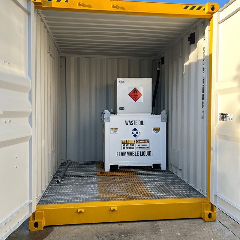 DG Store 3M Long Open Side Dangerous Goods Container - GO Industrial - GO Fill