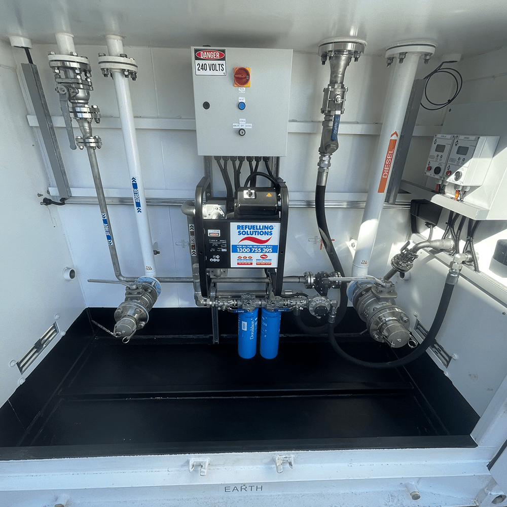GO CON - AB Containerised Dual - Compartment Self Bunded Tank - GO Fill