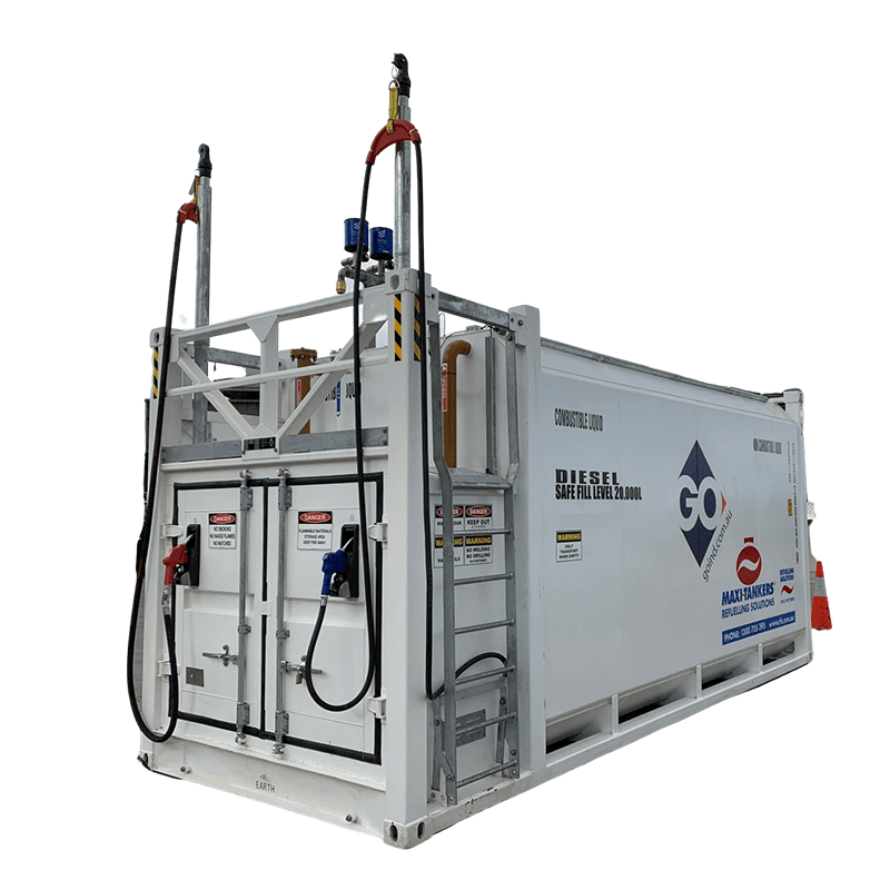 GO CON - AB Containerised Dual - Compartment Self Bunded Tank - GO Fill