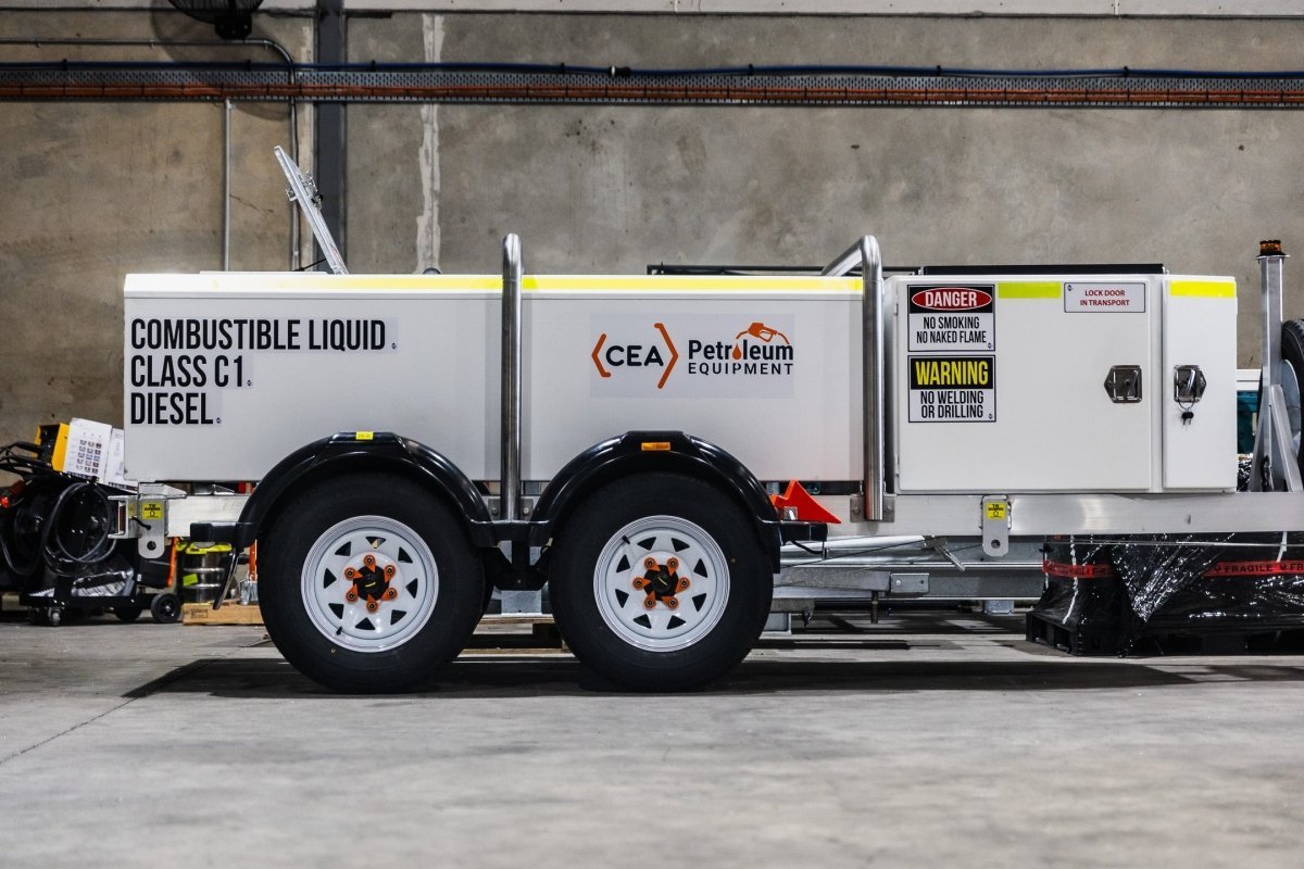 GO TRAILER 1250L Self Bunded Fuel Trailer - GO Fill