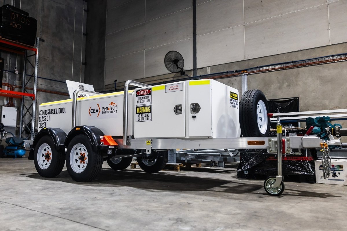 GO TRAILER 1250L Self Bunded Fuel Trailer - GO Fill