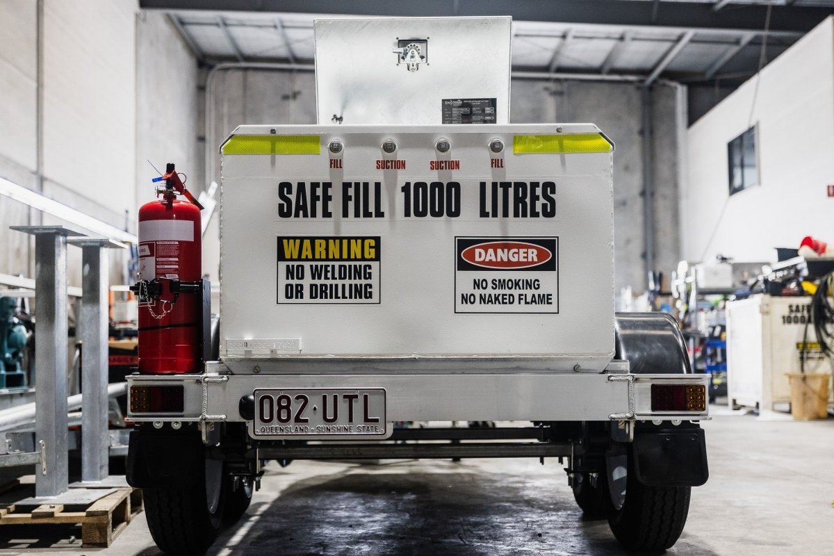 GO TRAILER 1250L Self Bunded Fuel Trailer - GO Fill