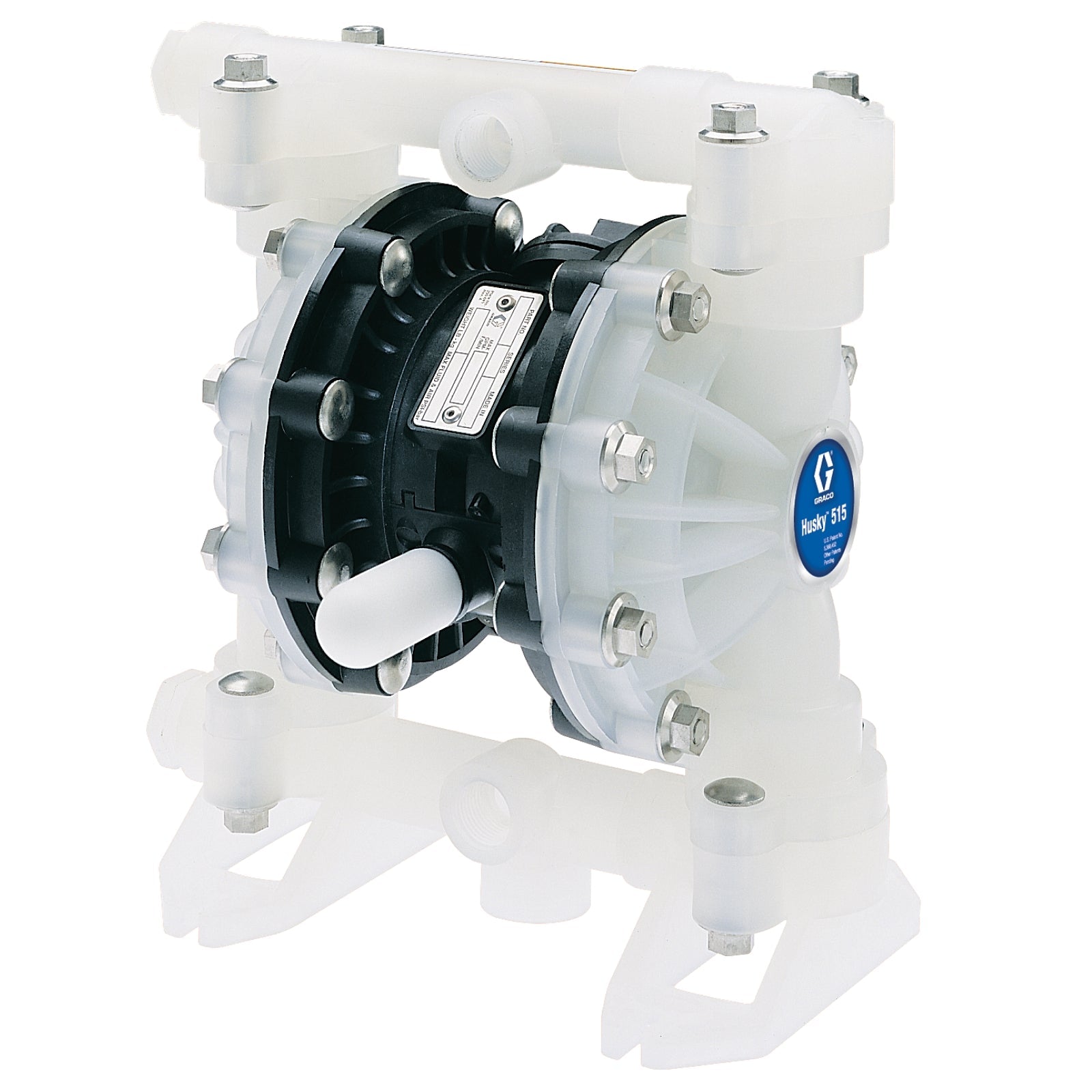 Graco Husky 515 PP 13 mm NPT Standard Pump, PP Centre Section, PP Seats, SP Balls & SP Diaphragm - GO Fill