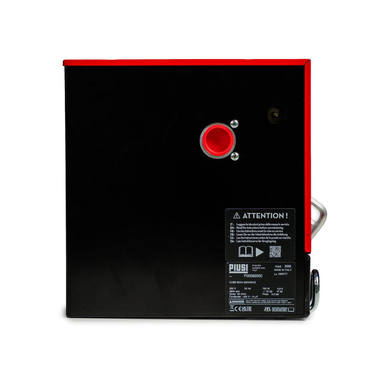 Piusi Cube 90/44 Diesel Pump 240V AC 90lpm - GO Fill