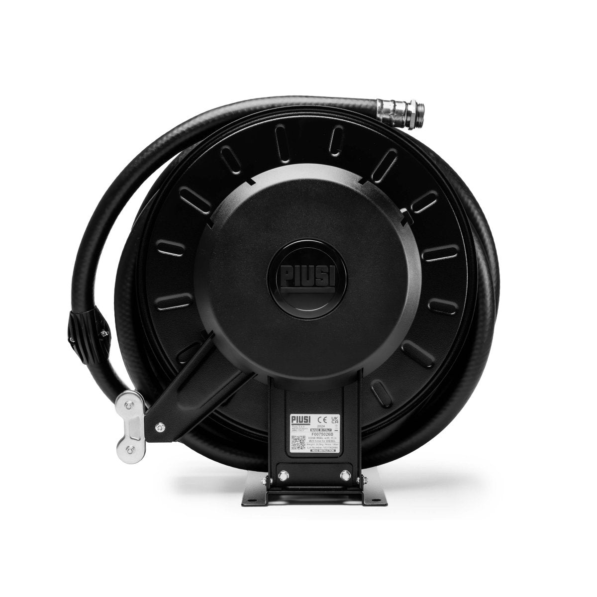PIUSI Hose Reel Spring Rewind c/w 25mm id x 15m - GO Fill