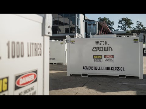 GO Box Waste Oil Self Bunded Tank - the smart, safe and sustainable way to store waste oil