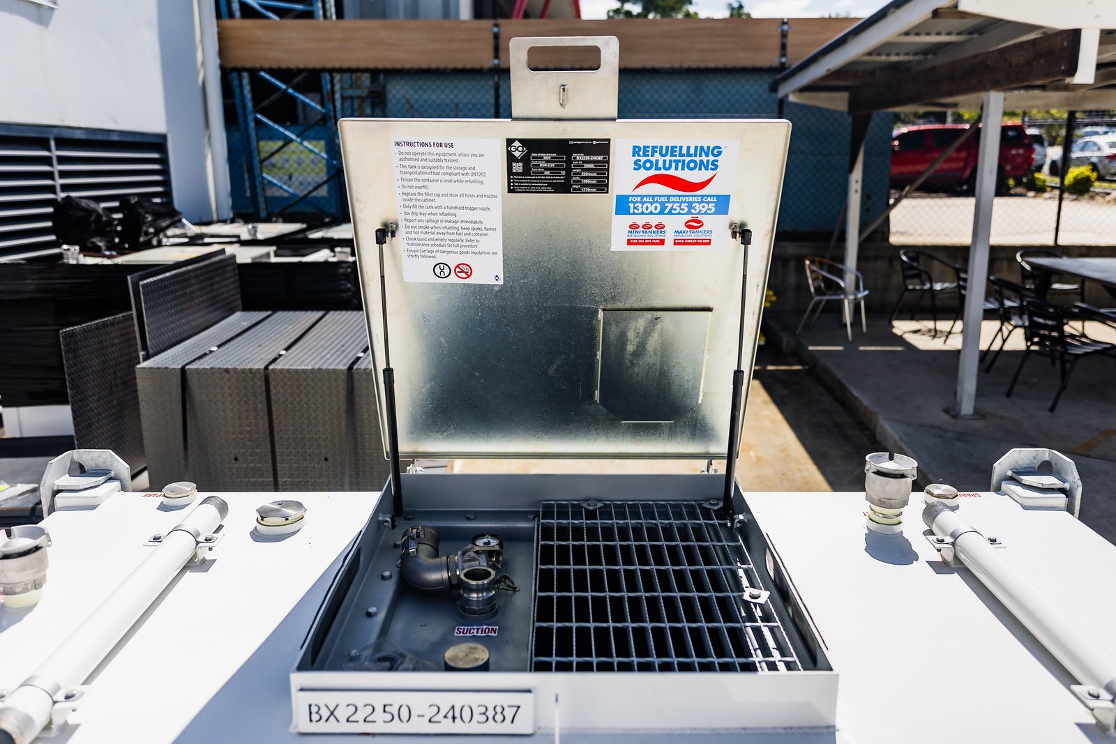 WASTE OIL UPGRADE for use with BOX Self Bunded Tank WOU - GO Fill