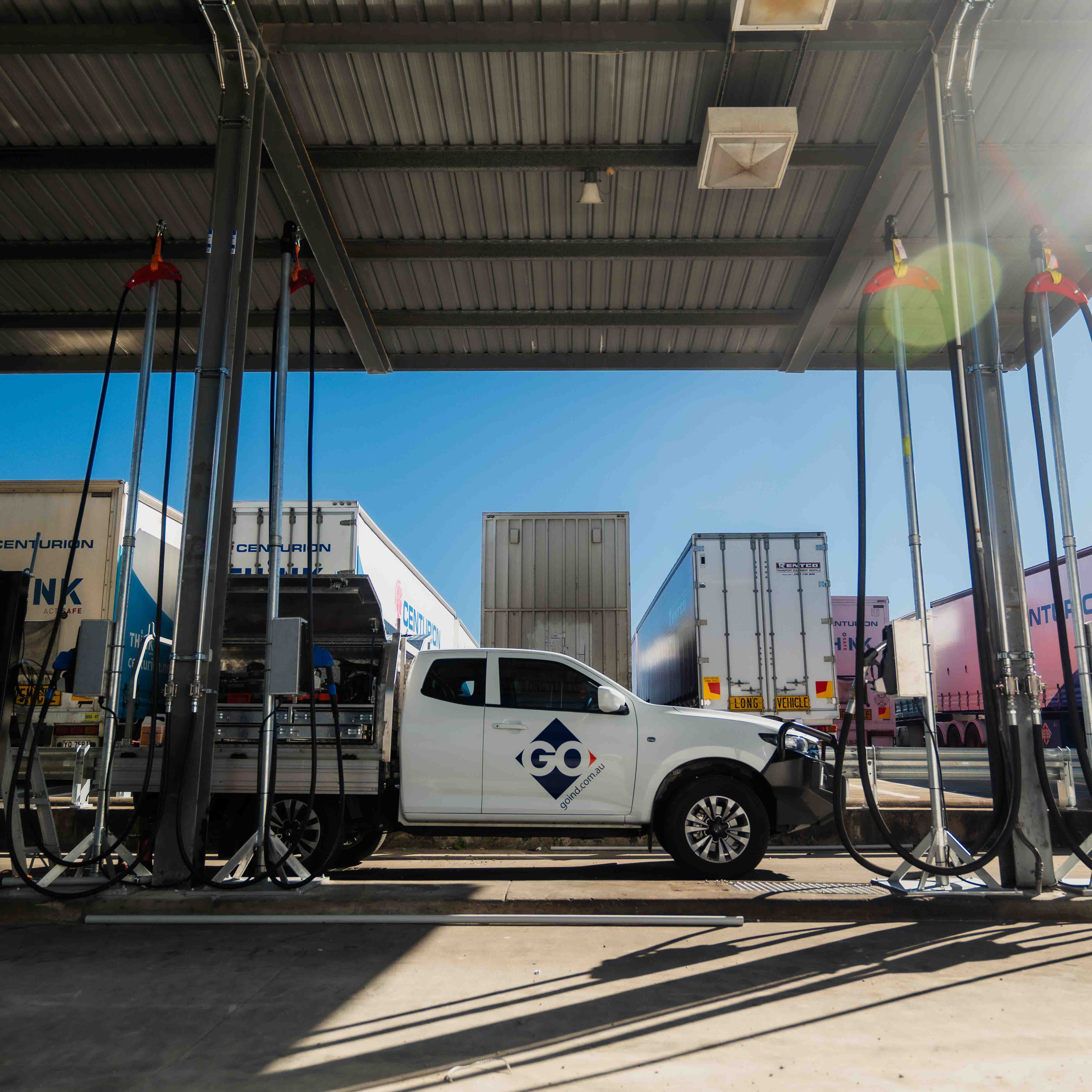 GO Vehicle on site