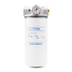 ADAM BY PIUSI Filter DN25 BSP F 100lpm with Pressure Gauge FT10XA