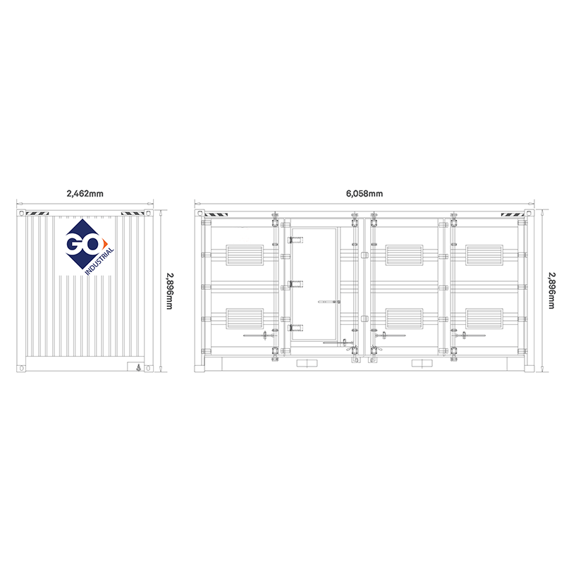 DG Store 6M Long Open Side - GO Fill