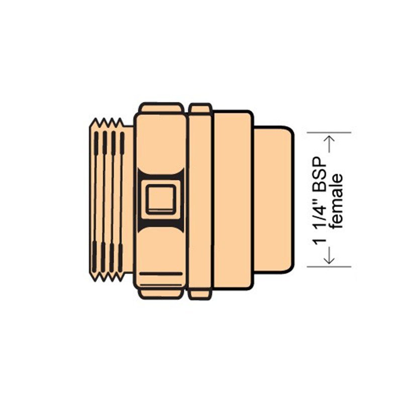 ELAFLEX SWIVEL DN32 (1.25") to suit ZVA32 Nozzle - GO Fill