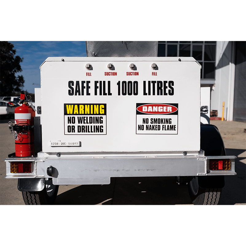 GO TRAILER 1250L Self Bunded Fuel Trailer - GO Fill