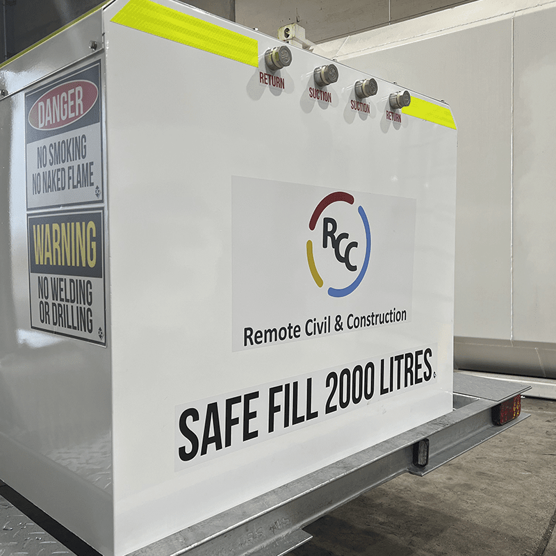 GO TRAILER 2000L Self Bunded Fuel Trailer - GO Fill