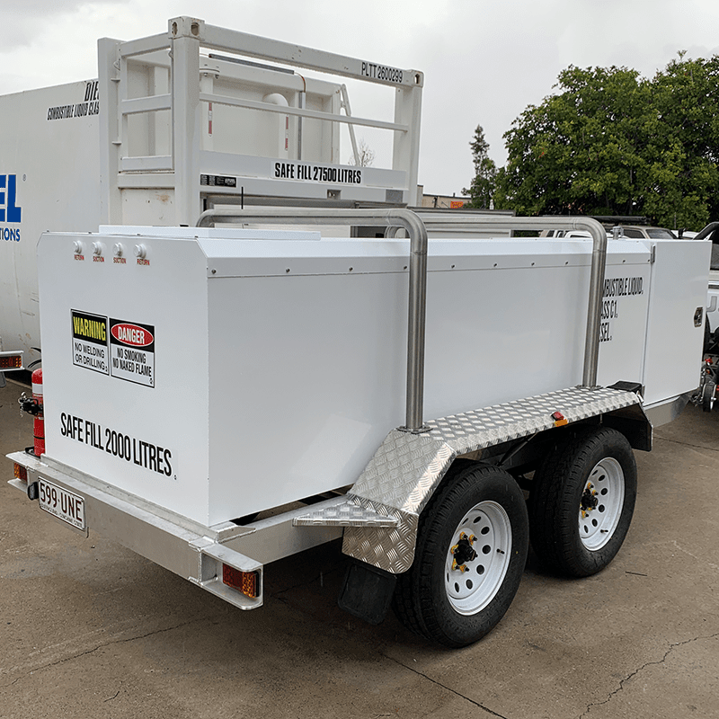 GO TRAILER 2000L Self Bunded Fuel Trailer - GO Fill