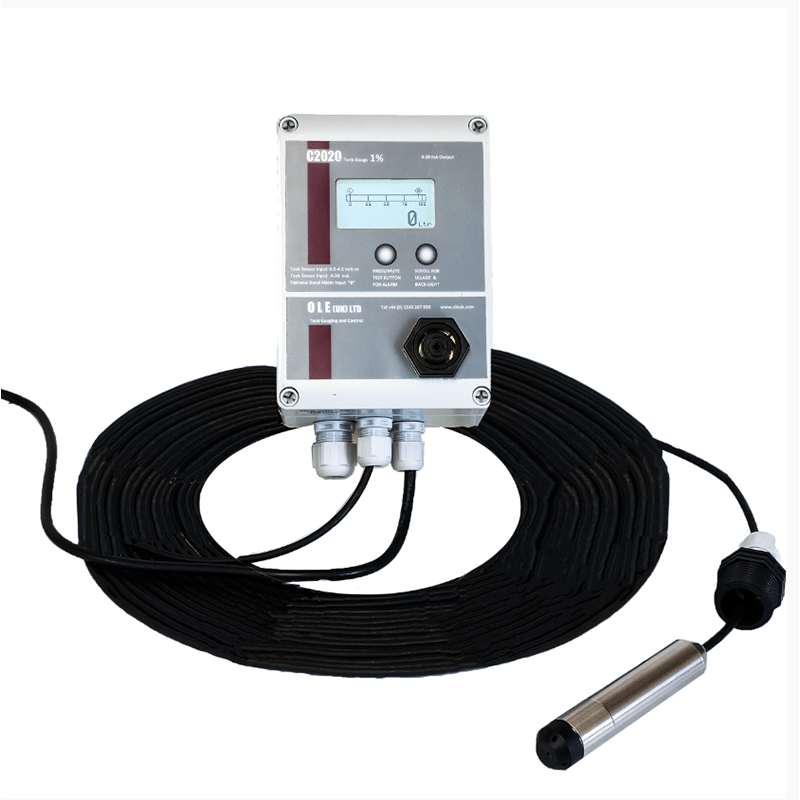 OLE C2020 Tank Gauge with Probe for Tanks up to 3m in Height - GO Fill