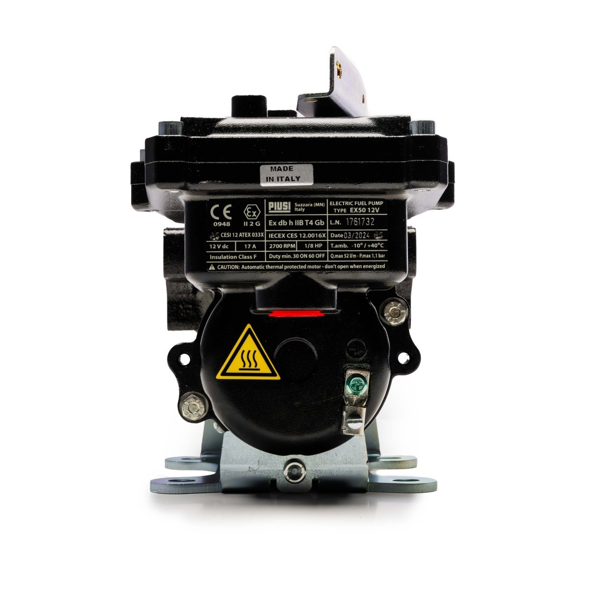 PIUSI EX50 Pump 12V DC 50lpm - GO Fill