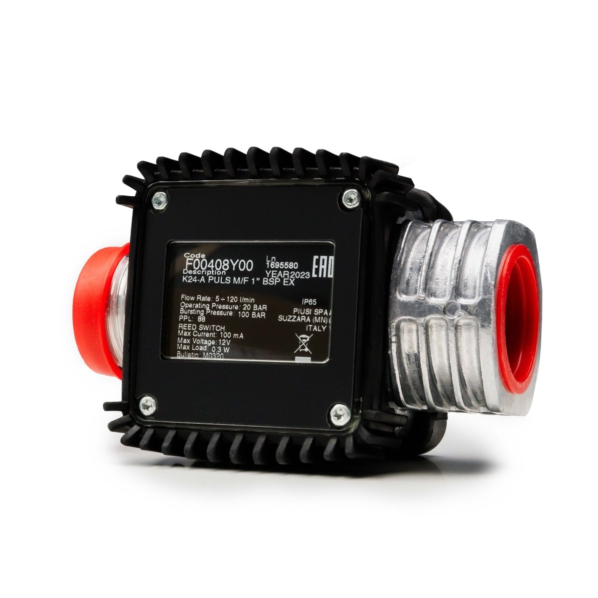 PIUSI K24 Pulse Meter M/F 1" BSP ATEX/IECEX - GO Fill