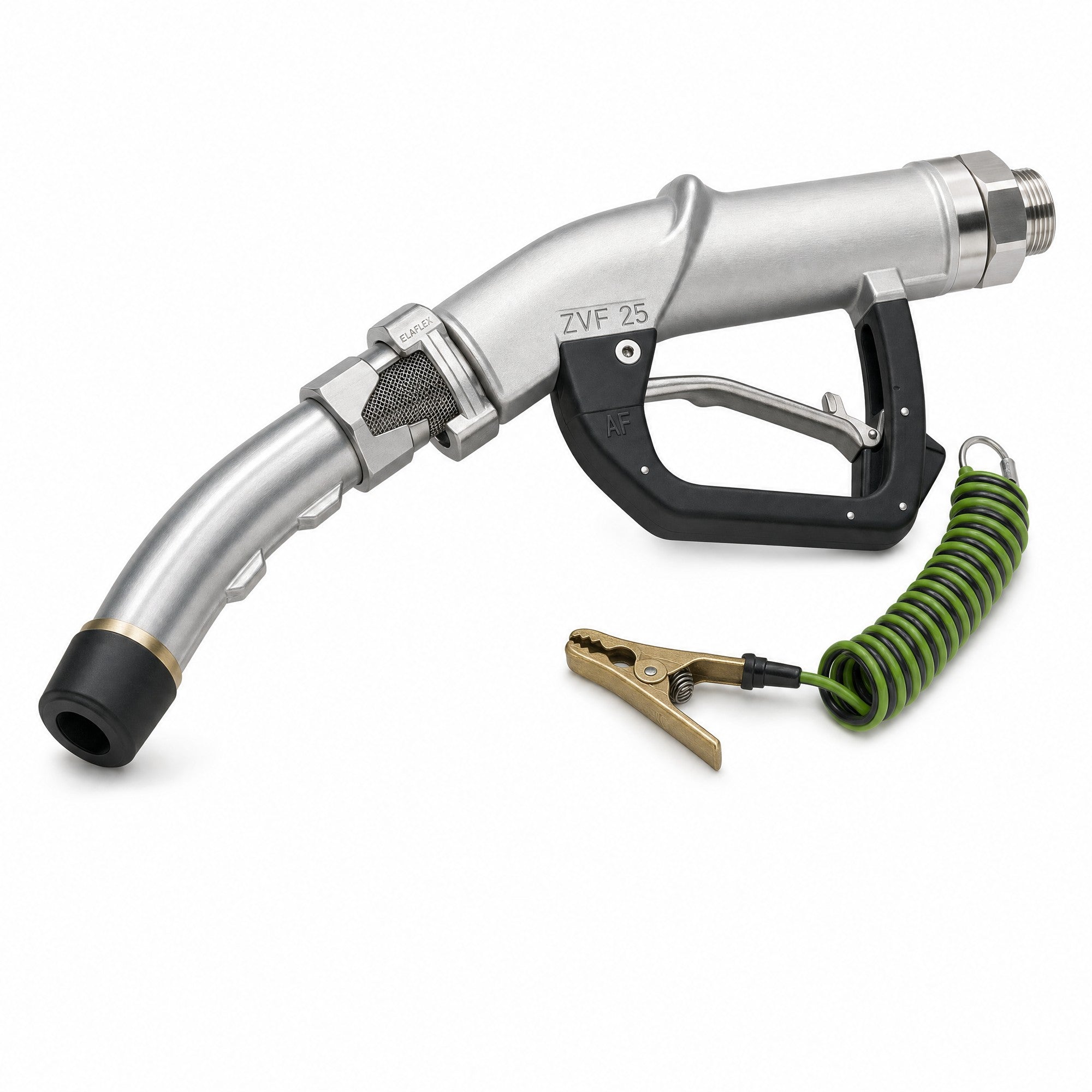 ZVF NOZZLE Aviation Manual 140lpm with Cap and Grounding Cable ZVF 25.4AF1 D 5bar +cap+cable - GO Fill